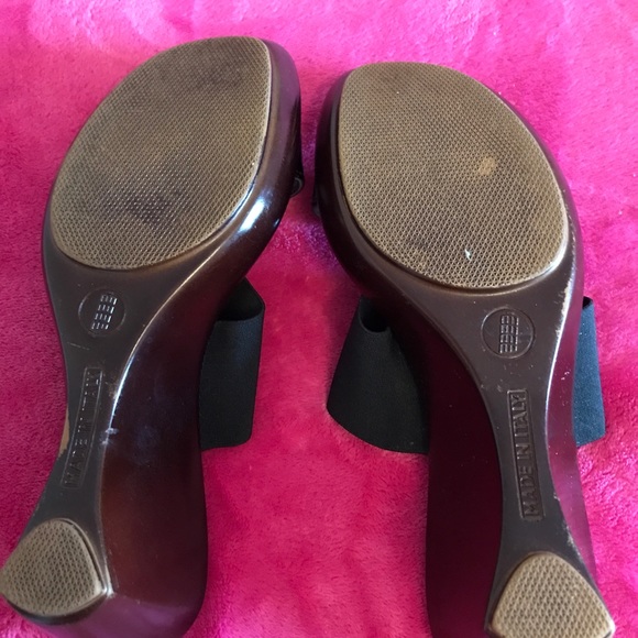 Made in Italy slip on wedge heels size 8 - Picture 5 of 5